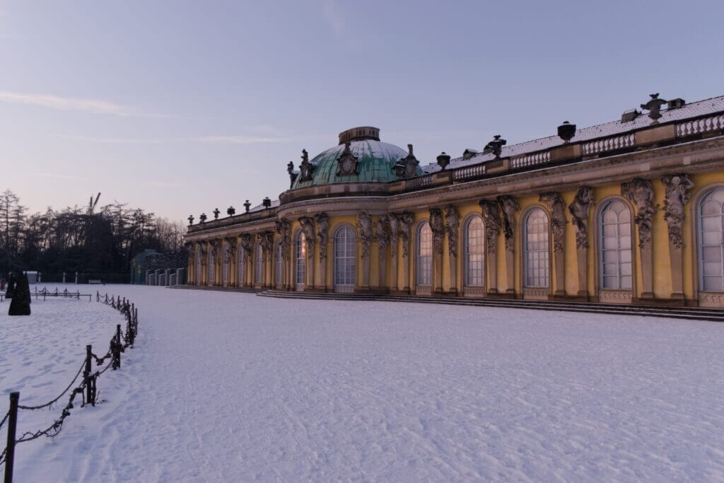 Winter at Sanssouci Palace - away from the normal madness