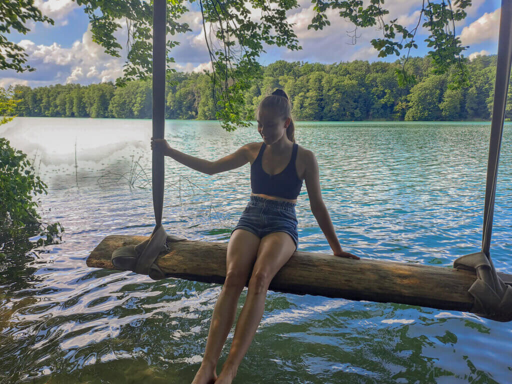 At a lake